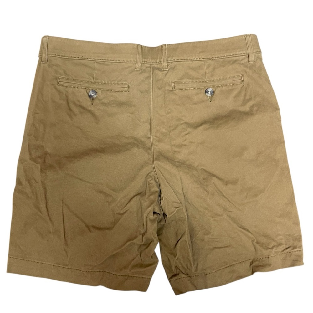 Men’s Sonoma Shorts Brown Chino Flexwear Flat Front Comfort Waistband, 36 - Picture 6 of 7